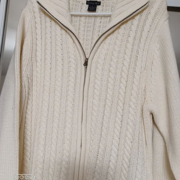 Gallery Sportswear zipper front heavy Sweater unisex/ - Picture 2 of 9